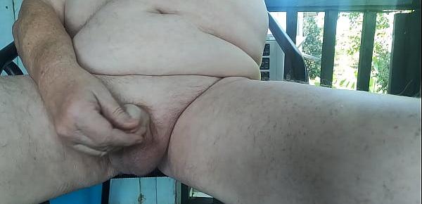  Micro cock outdoor wank. anvsc